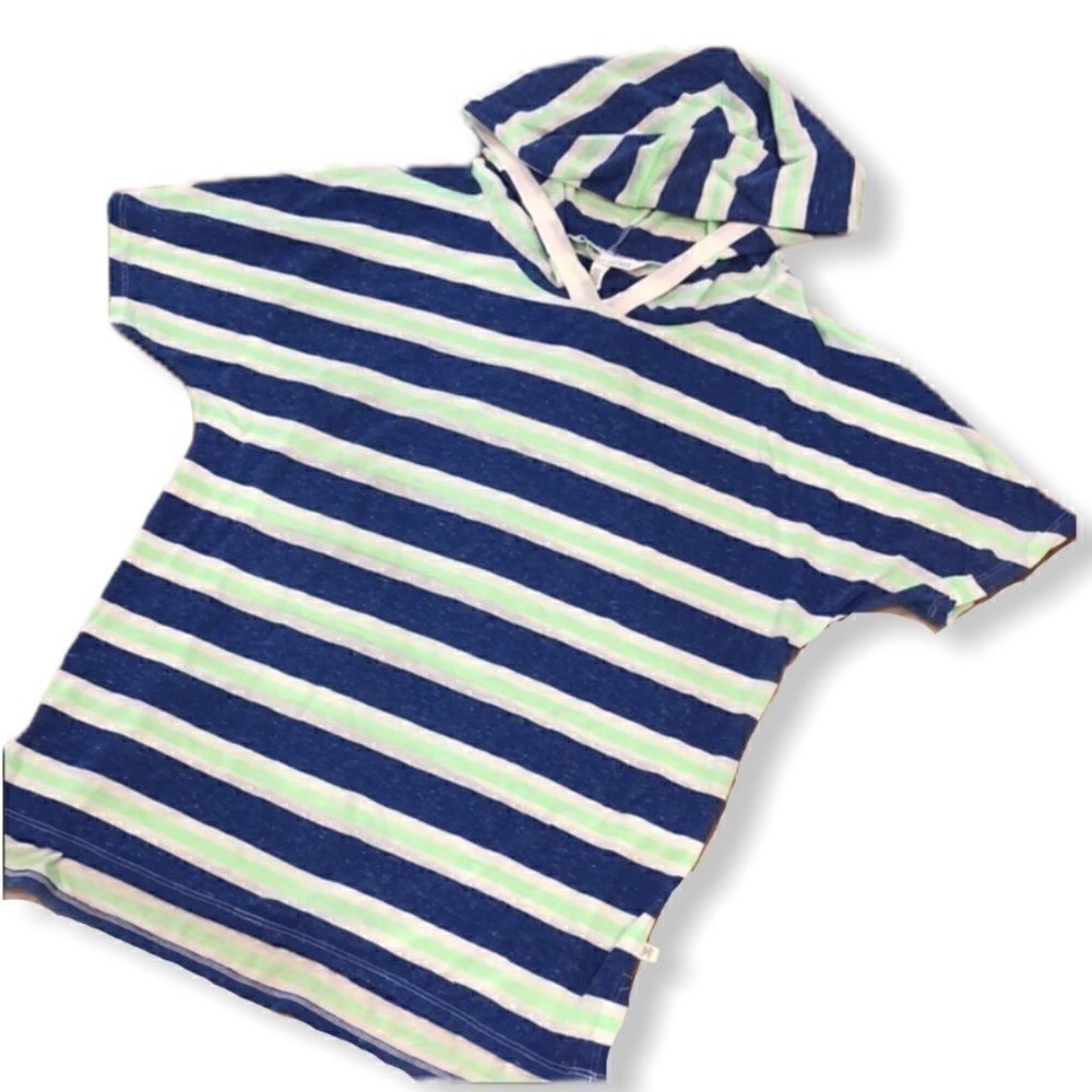 Victoria’s Secret Striped Hooded Shirt Size XS